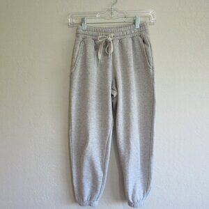 FABLETICS Women's Gray XXS Elastic Waist Pull On Sweatpants
